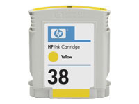 Cartucho de tinta pigmentada amarillo HP 38 (C9417A)